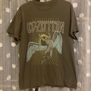 oversized led-zeppelin graphic tee